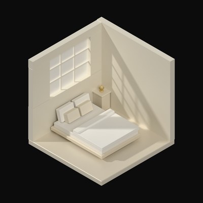 Isometric Miniature Dioramas - 4 3D assets