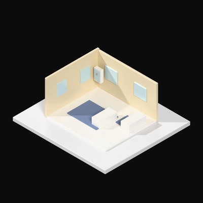 Physio Therapy Room - 3D icon from Interior Scenes