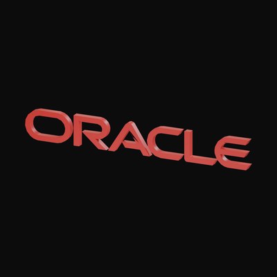 Oracle 3D Logo - 3D icon from AI Compute Wordmark Logos