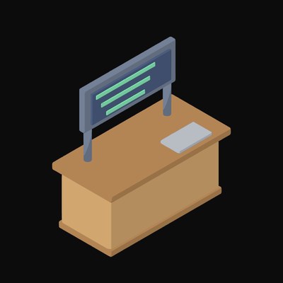 Currency Exchange Counter Animated Icon - animated icon from Payment and Commerce Hardware Animated Icons