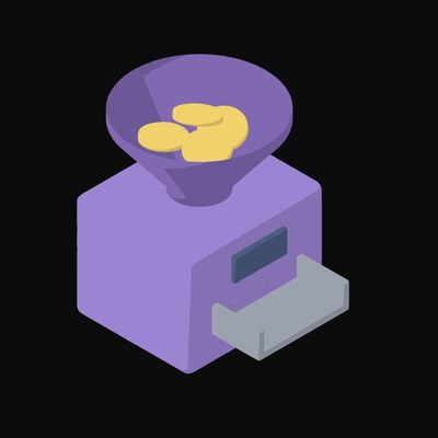 Coin Sorting Machine - illustration from Payment and Commerce Hardware Icons