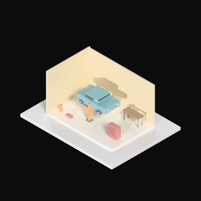 Interior Scenes - 50 3D assets