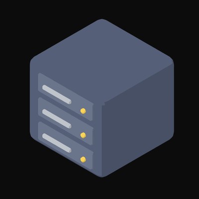 Slate NAS Storage Enclosure Animated Icon - animated icon from Server and Network Hardware Motion Icons