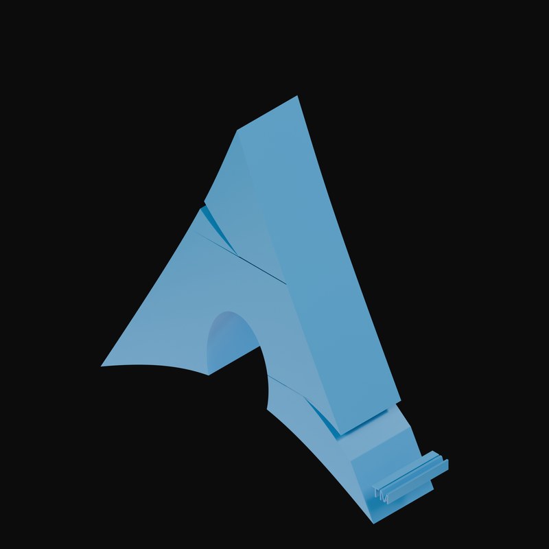 Arch Linux 3D Logo - 3D icon from Devops and Observability Logos