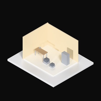 Fabrication Bay - 3D icon from Interior Scenes