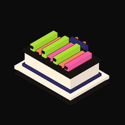 Cream Immersion Cooling Tank with Submerged Servers - illustration from Neo Brutalist AI Hardware Icons
