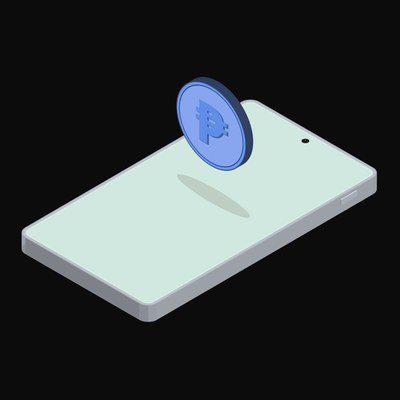 Phone Philippine Peso Floating - animated icon from Crypto and World Currency Phone Float