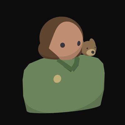 Vet in Olive Scrubs with a Dog on the Shoulder Animated Icon - animated icon from People and Profession Avatar Animated Icons