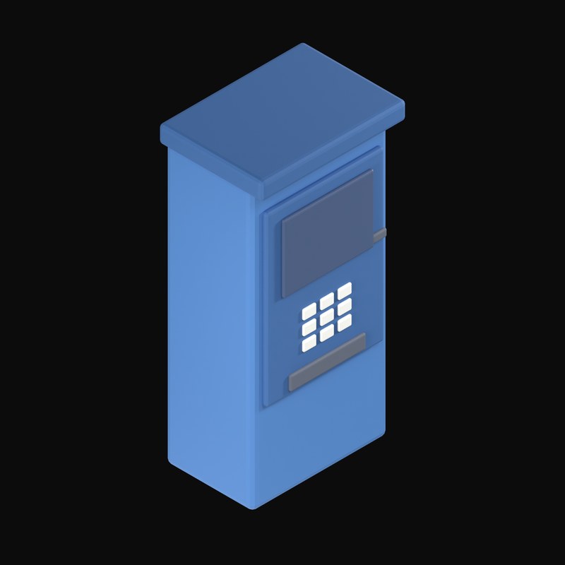 ATM Cash Machine - 3D icon from Payment and Commerce Hardware 3D Icons
