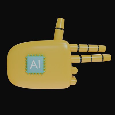 Robot Hand Gestures 3D Icons - 324 3D assets