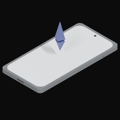 Phone Ethereum Floating - 3D icon from Crypto and World Currency Phone Float