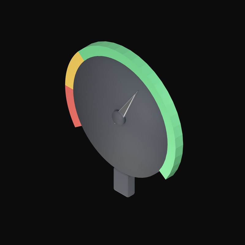 Gauge Dial - 3D icon from Data and Analytics 3D Icons