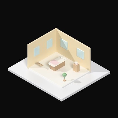 Spa Treatment Room - 3D icon from Interior Scenes