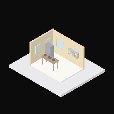 Device Repair Bench - illustration from Interior Scene Icons