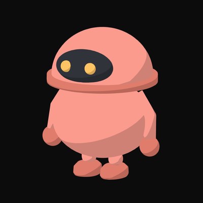 Coral Dome Robot Icon - illustration from Clay Robot Character Icons