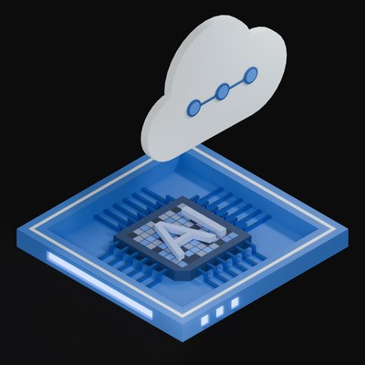 AI Cloud Chips - 54 3D assets