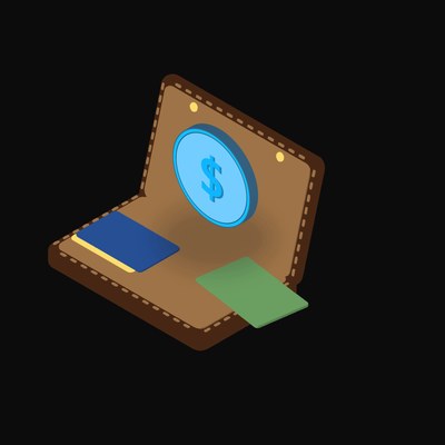 Argentine Peso Floating Over a Wallet - illustration from Crypto & Currency Wallet Float