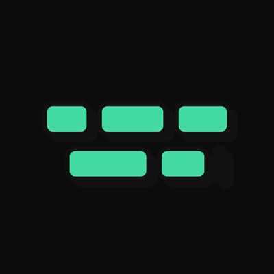 Token Stream - animated icon from Neo Brutalist AI Loading States