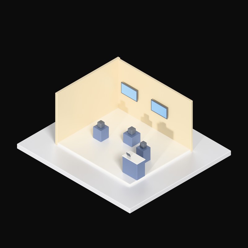 Electronics Showroom - 3D icon from Interior Scenes