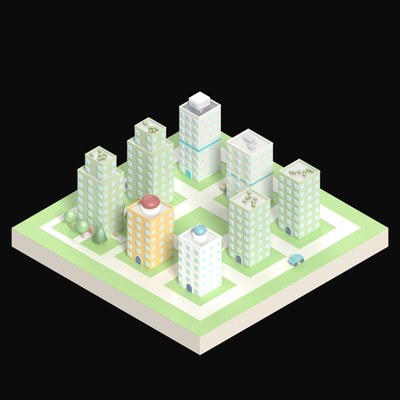 Garden Ring - 3D icon from City Scenes