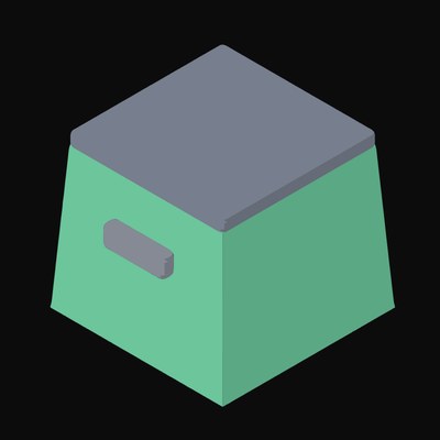 Plyometric Jump Box Animated Icon - animated icon from Fitness and Gym Equipment Animated Icons