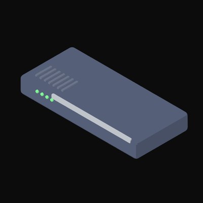 Server and Network Hardware Icons - 12 Illustration assets