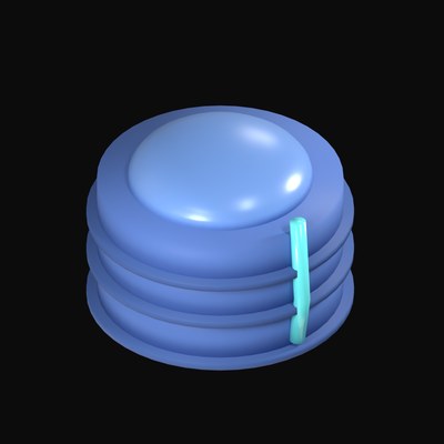 Database Drum Stack - 3D icon from Data and Analytics 3D Icons