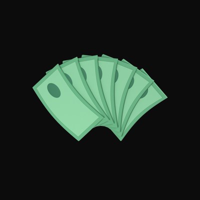 Fan of Banknotes - 3D icon from Payment and Commerce Hardware 3D Icons