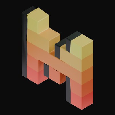 Mistral AI 3D Logo - 3D icon from AI Logos 3D