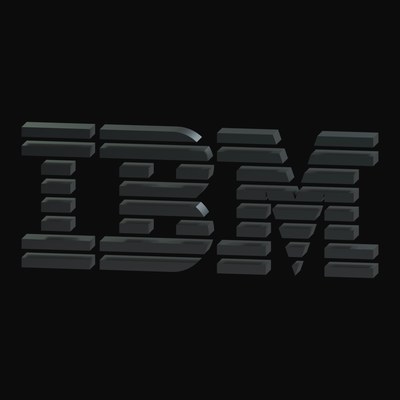 IBM 3D Logo - 3D icon from AI Compute Wordmark Logos