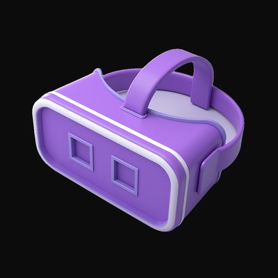 Violet VR Headset - 3D icon from Retro Tech & Devices