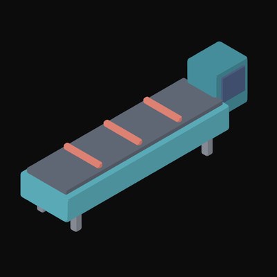 Conveyor Belt Checkout Lane - illustration from Payment and Commerce Hardware Icons