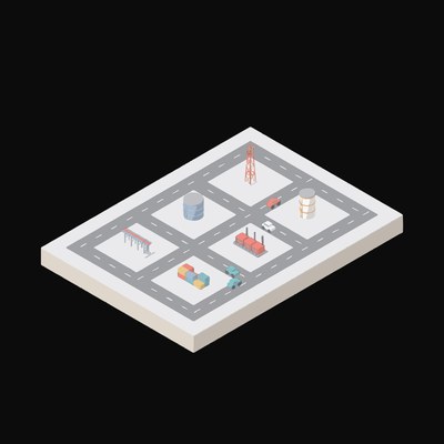 Geothermal Wellhead Animated Icon - animated icon from Isometric AI Infrastructure Scene Motion Icons