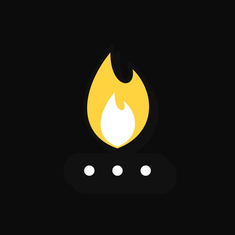 Streak Flame Burning Animated Icon - animated icon from Creator And Social Engagement Motion States