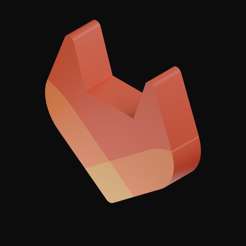 GitLab 3D Logo - 3D icon from Developer Tool Logos 3D