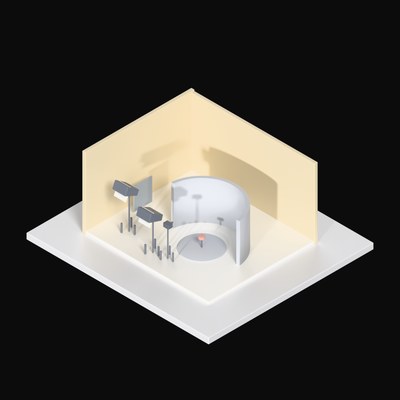 Photo Studio Cyclorama - 3D icon from Interior Scenes