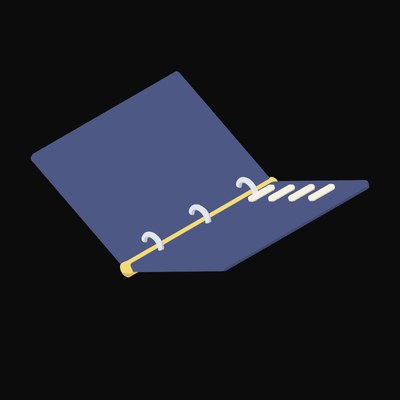 Open Scorecard Ledger Animated Icon - animated icon from Data and Analytics Motion Icons