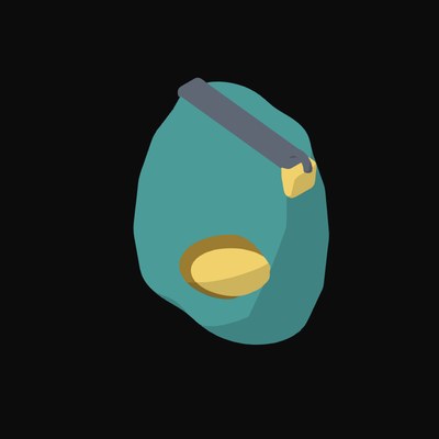 Locked Cash Deposit Pouch Animated Icon - animated icon from Payment and Commerce Hardware Animated Icons