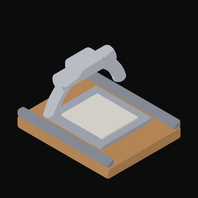 Manual Card Imprinter Animated Icon - animated icon from Payment and Commerce Hardware Animated Icons