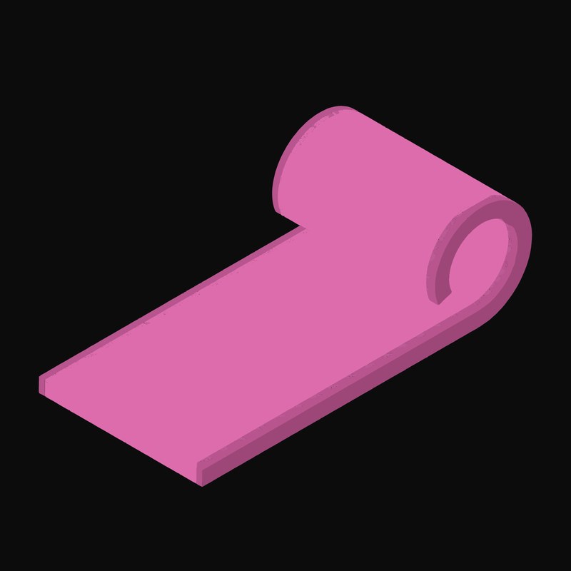 Rolled Yoga Mat Animated Icon - animated icon from Fitness and Gym Equipment Animated Icons