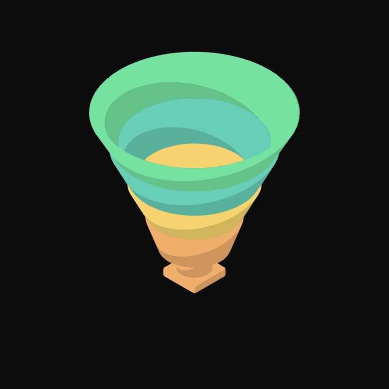 Conversion Funnel - illustration from Data and Analytics Icons