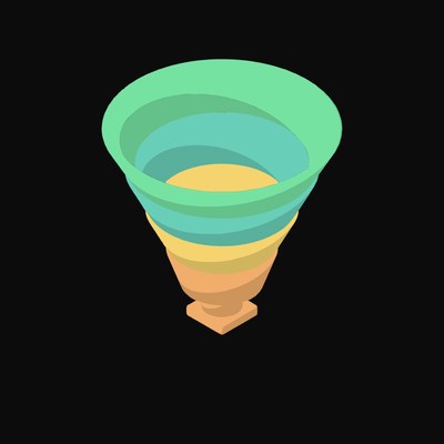 Conversion Funnel - illustration from Data and Analytics Icons
