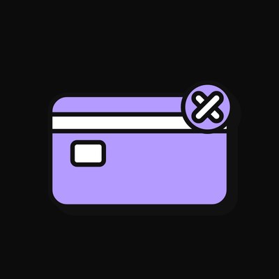 Payment Declined - illustration from Payment and Checkout Icons