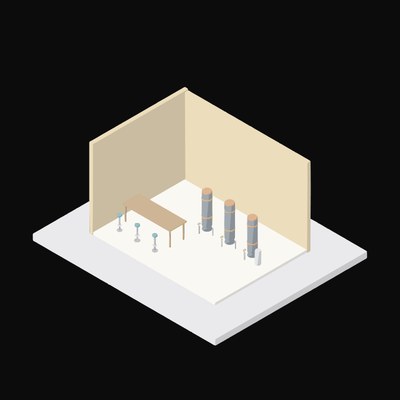 Brewery Taproom - illustration from Interior Scene Icons