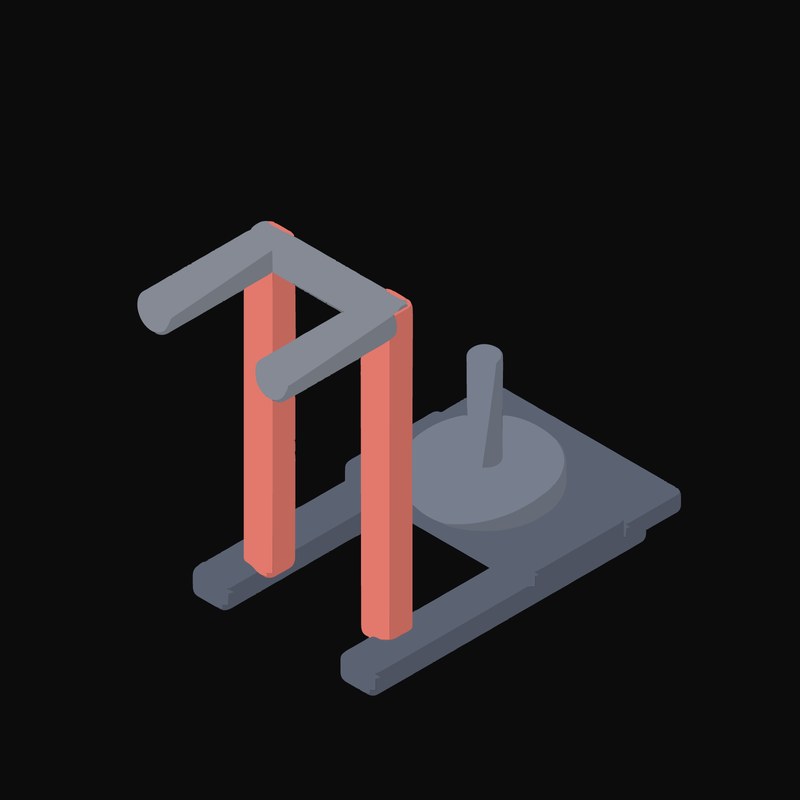 Weighted Push Sled - illustration from Fitness and Gym Equipment Icons