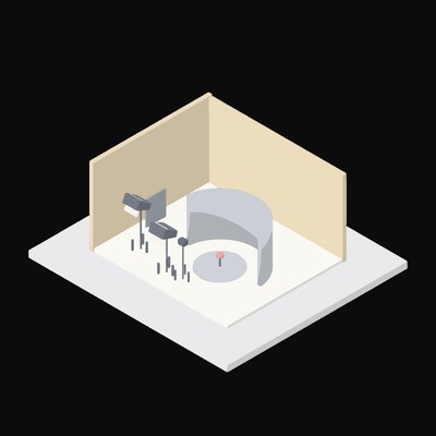 Photo Studio Cyclorama - illustration from Interior Scene Icons