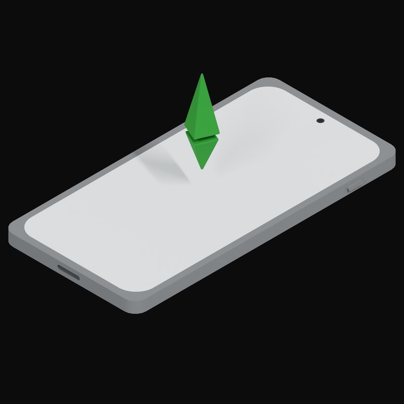 Phone Ethereum Classic Floating - 3D icon from Crypto and World Currency Phone Float