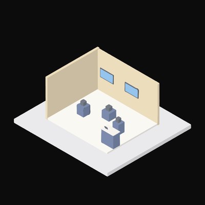 Electronics Showroom - illustration from Interior Scene Icons