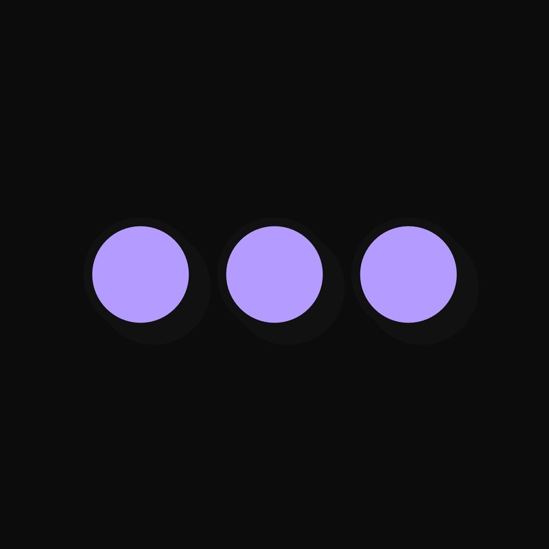 Preloader Dots - animated icon from Neo Brutalism UI State Animations