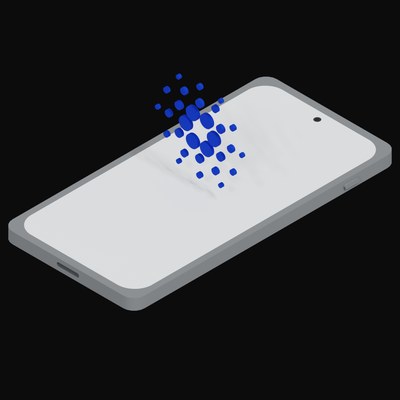 Phone Cardano Floating - 3D icon from Crypto and World Currency Phone Float